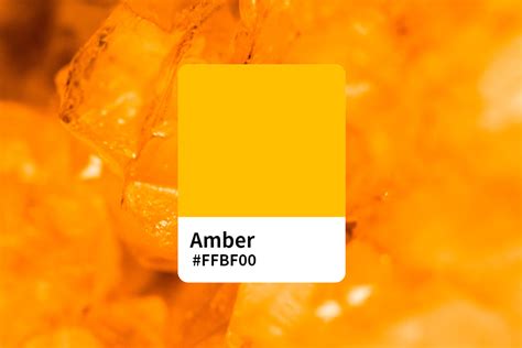 amber.